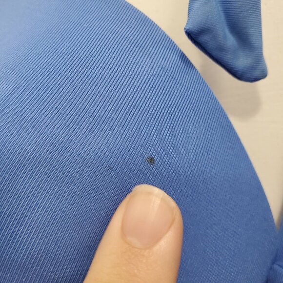 JETS by Jessika Allen Women's Blue Basic Halter Neck One Piece Bathing Suit US 8 - Picture 5 of 6